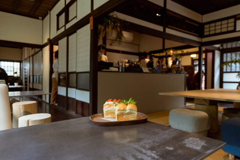 新竹美食-李克承博士故居 a-moom，日式古蹟新竹咖啡廳，必點山形生吐司。